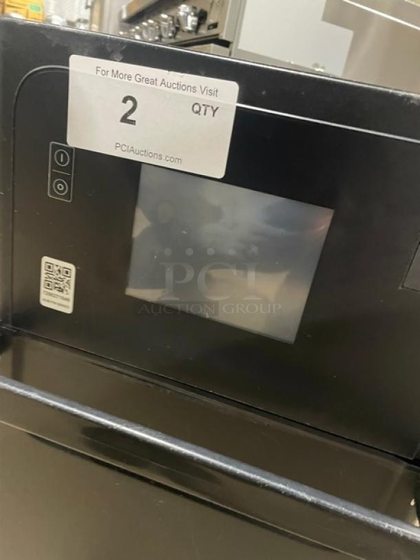 Late Model! MerryChef Commercial Black Electric Powered Countertop High Speed Rapid Cook Oven! Model: Eikon E2S SN: 2007213091435! 208/240V 1 Phase! - Image 7 of 8