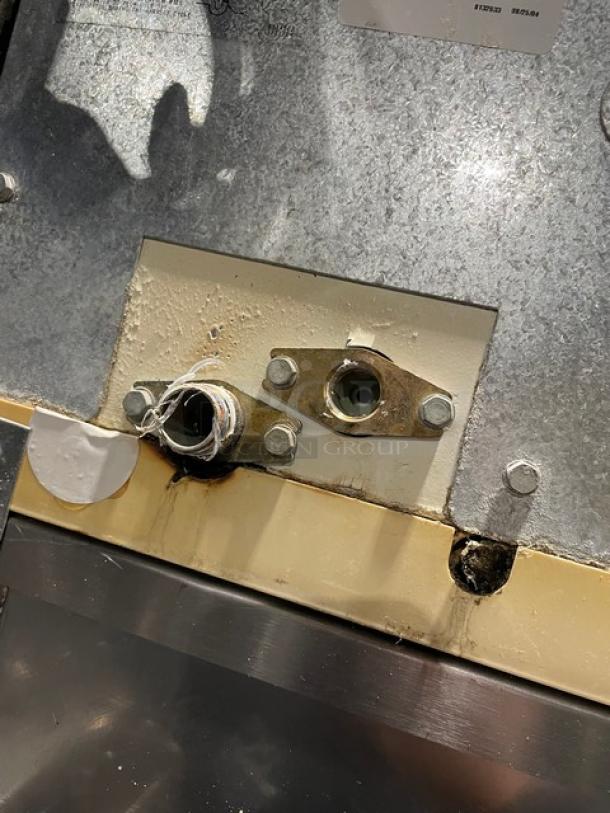 Manitowoc Commercial Stainless Steel Air-Cooled Ice Cube Making Machine Head/Ice-O-Matic Ice Bin Combo! With Flow Control Ice Sheild & Lift-Up Stay-Open Style Door! Model: SY0454A SN: 110490208! 115V 1 Phase! On Legs! - Image 8 of 9