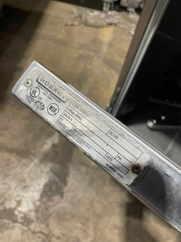 Nice! Hobart! New Body Style! LXe Series Commercial Stainless Steel Undercounter High Temperature Dishwasher! Model: LXEH SN: 231168489! 120/208-240V 1 Phase! - Image 7 of 8