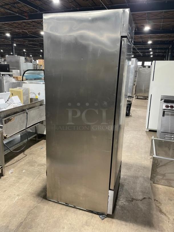 Avantco! 2022 Late Model! A Plus Series Commercial Stainless Steel Solid Single Door Reach In Freezer! With Poly Coated Wire Racks! Model: 447AP23F SN: 8102540338! 115V 1 Phase! - Image 3 of 12