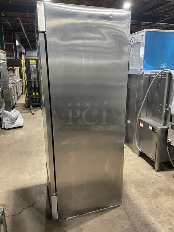 Avantco! 2022 Late Model! A Plus Series Commercial Stainless Steel Solid Single Door Reach In Freezer! With Poly Coated Wire Racks! Model: 447AP23F SN: 8102540338! 115V 1 Phase! - Image 4 of 12