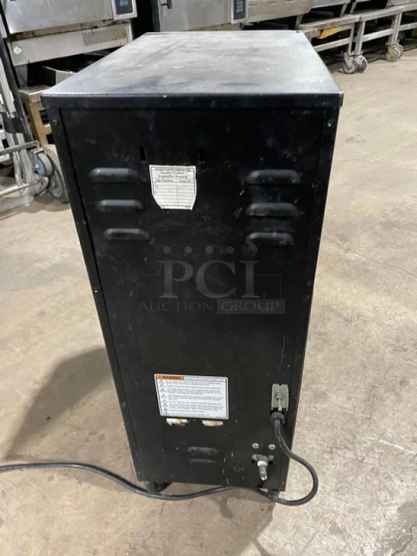 Curtis Cafe Primo Series Commercial Black Electric Powered Countertop Triple Hot Beverage/Cappuccino Machine! With Push Button Controls & 3 Dispensers! Model: CAFEPC3CL10000 SN: 13230376! 120V 1 Phase! On Legs! - Image 3 of 8