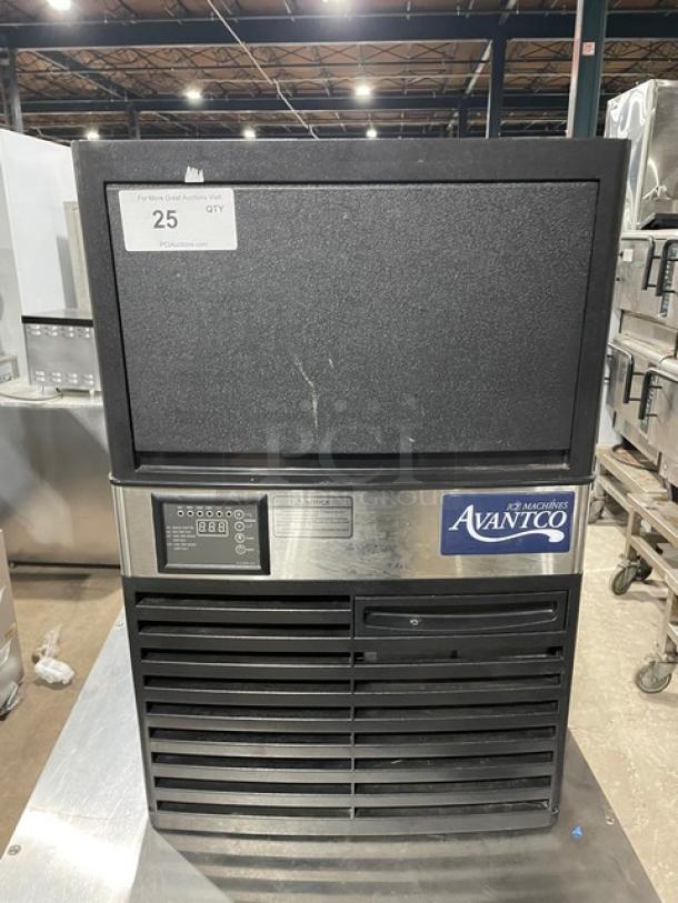 Avantco! 2023 Late Model! Commercial Stainless Steel Air-Cooled Undercounter Full Cube Ice Making Machine! Model: 194UCF120A SN: 194UCF120A-23090062! 115V! - Image 1 of 9
