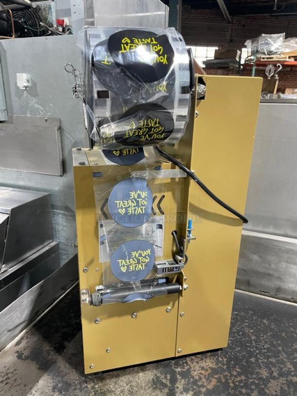 Vevor Commercial Electric Powered Countertop Fully Automatic Cup Sealing Machine! With Digital Control Panel! Model: WY-890 SN: 240510778920046! 120V! On Legs! - Image 2 of 9