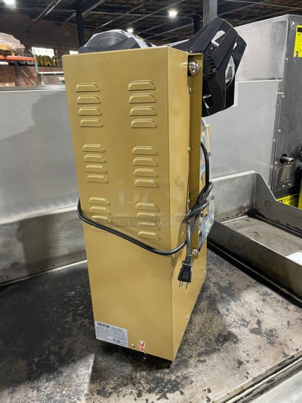 Vevor Commercial Electric Powered Countertop Fully Automatic Cup Sealing Machine! With Digital Control Panel! Model: WY-890 SN: 240510778920046! 120V! On Legs! - Image 4 of 9