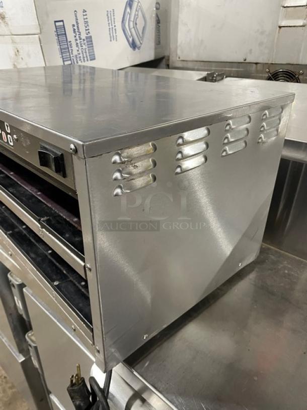 Carter Hoffmann Commercial Stainless Steel Electric Powered Countertop 2 Tier Heated Holding/Warming Unit! Model: MC212S SN: 470627-112012! 120V! On Legs! - Image 3 of 7