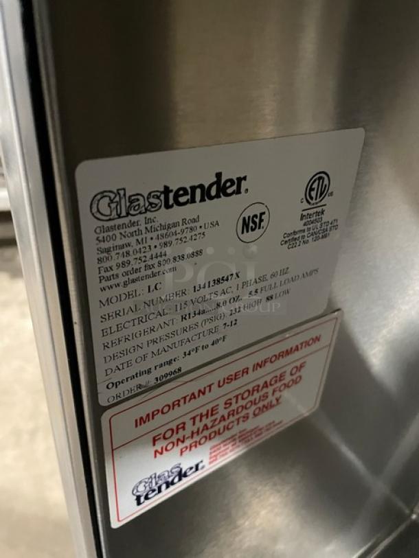 GlasTender Commercial Stainless Steel Refrigerated Wall-Mounted Lettuce Crisper! Model: LC SN: 134138547X! 115V 1 Phase! - Image 6 of 7