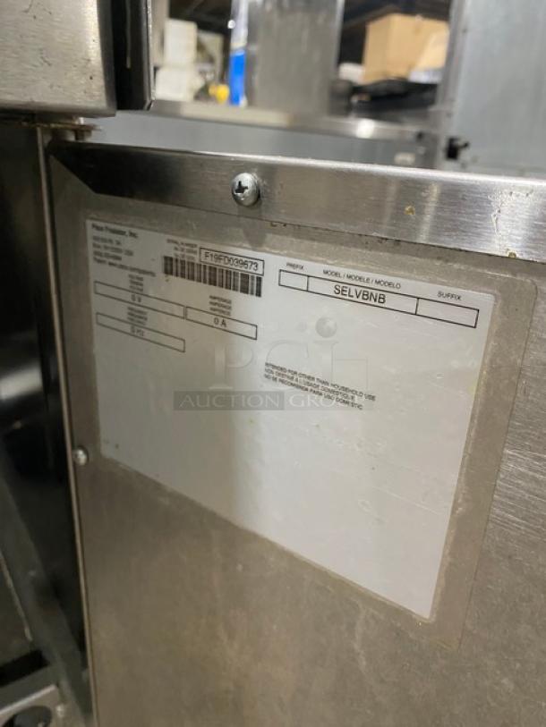 Pitco Solstice Series Commercial Stainless Steel SELV Fryer-Match Style Bread & Batter Cabinet! With BNB Dump Station & Overhead Heat Lamp! Model: SELVBNB SN: F19FD039673! On Legs! - Image 7 of 9