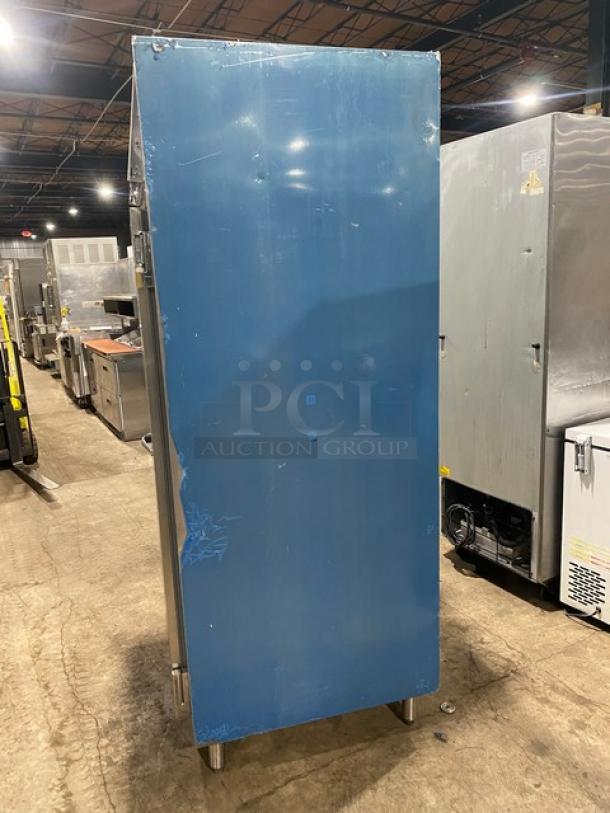 Traulsen Commercial Stainless Steel Solid Single Door Reach In Freezer! Energy Star Certified! With Built In Pan Holding Racks! Model: RLT132WUT-FHS SN: T176458L11! 115V 1 Phase! On Legs! Working When Removed! - Image 2 of 9