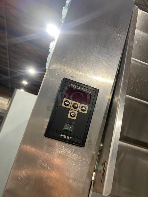 Traulsen Commercial Stainless Steel Solid Single Door Reach In Freezer! Energy Star Certified! With Built In Pan Holding Racks! Model: RLT132WUT-FHS SN: T176458L11! 115V 1 Phase! On Legs! Working When Removed! - Image 8 of 9