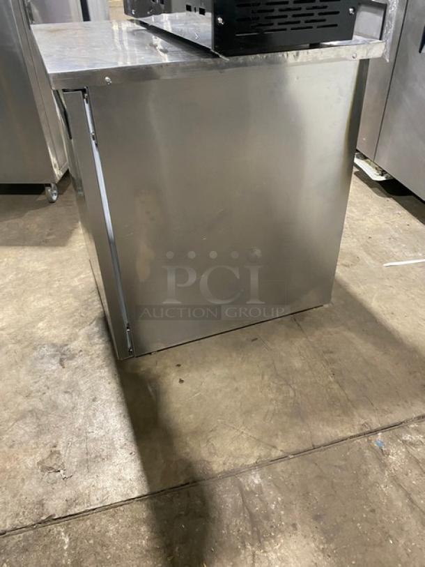 Delfield Commercial Stainless Steel Solid Single Door Undercounter Refrigerator! Model: 406P-STAR4 SN: 1907152002749! 115V 1 Phase! On Casters! - Image 2 of 7