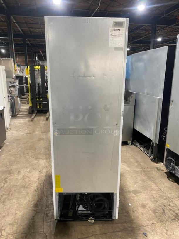 Maxx Cold Commercial Single Swing Door Reach In Refrigerator! Energy Star Certified! With Poly Coated Wire Racks! Model: MXM1-23R SN: 6260940! 115V 1 Phase! On Legs! - Image 3 of 7