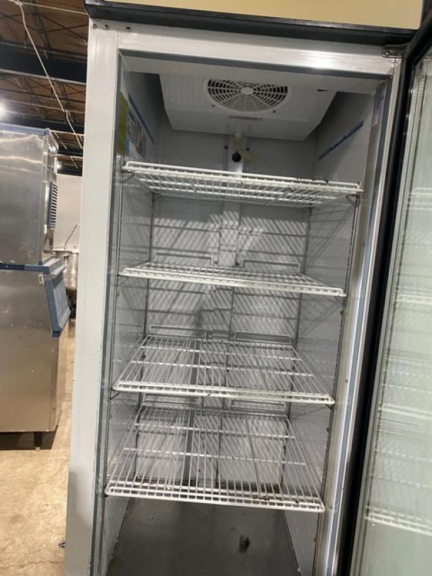 Maxx Cold Commercial Single Swing Door Reach In Refrigerator! Energy Star Certified! With Poly Coated Wire Racks! Model: MXM1-23R SN: 6260940! 115V 1 Phase! On Legs! - Image 5 of 7