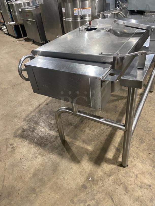 Nice! Groen Commercial Stainless Steel Electric Powered Ultra Tilt Skillet/Tilted Braising Pan! 208V 3 Phase! On Legs! Working When Removed! - Image 2 of 9