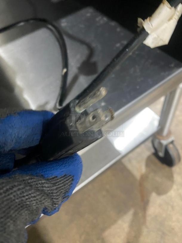 Custom Commercial Stainless Steel Electric Powered 6-Kettle Soup/Food Warming Cart! With Enclosed Storage Cabinet & Single Undershelf! On Casters! - Image 8 of 8