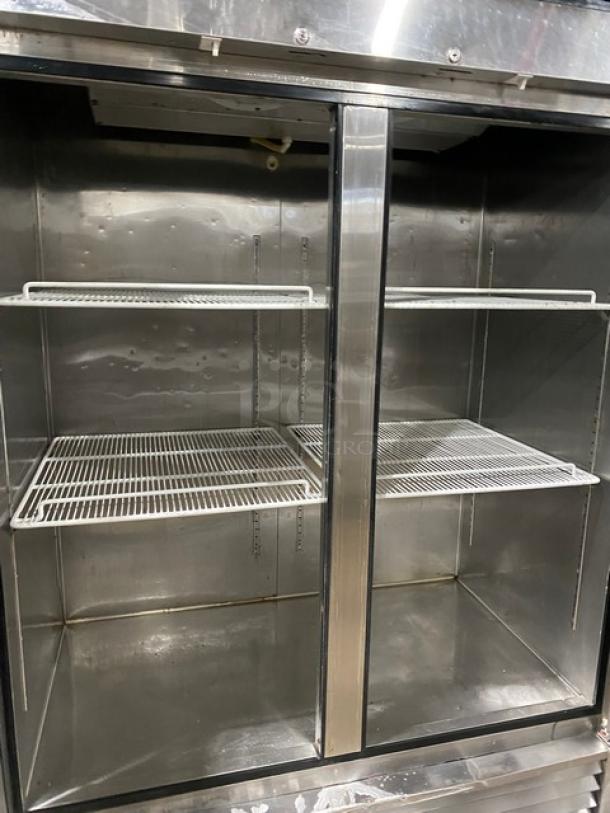 Atosa Commercial Stainless Steel Solid 2 Door Reach In Refrigerator! With Poly Coated Wire Racks! Model: MBF8507 SN: MBF8507151012C4004! 115V 1 Phase! On Casters! - Image 5 of 9