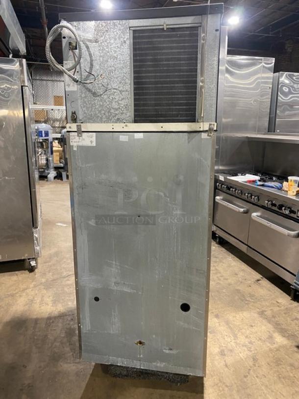 Manitowoc Commercial Stainless Steel Air-Cooled Ice Cuber Machine Head! Model: QD0452A SN: 001162829! 115V 1 Phase! On Manitowoc Commercial Ice Bin! With Ice Vending Dispenser! Model: SPA310 SN: 310056065! 115V 1 Phase! - Image 3 of 8