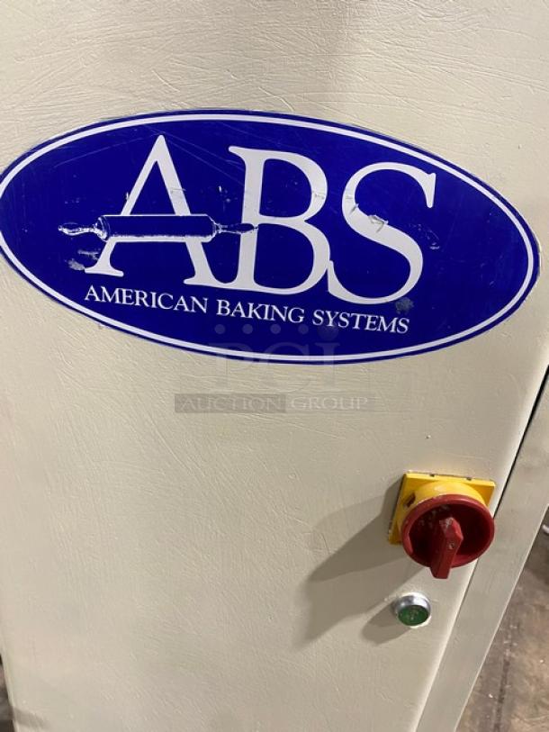 Nice! ABS Commercial Electric Powered Heavy-Duty 80 Qt. Planetary Dough Mixer! With Stainless Steel Bowl Guard & Mixing Bowl! With Flat Beater Attachment! Model: SM-80L SN: 501002! 208V 3 Phase! - Image 9 of 11