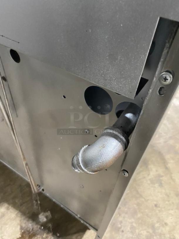 SunFire Commercial Stainless Steel Natural Gas Powered 6 Burner Range/Oven Combo! With Back Splash & Overhead Salamander Shelf! With Wire Oven Racks! On Casters! - Image 8 of 8