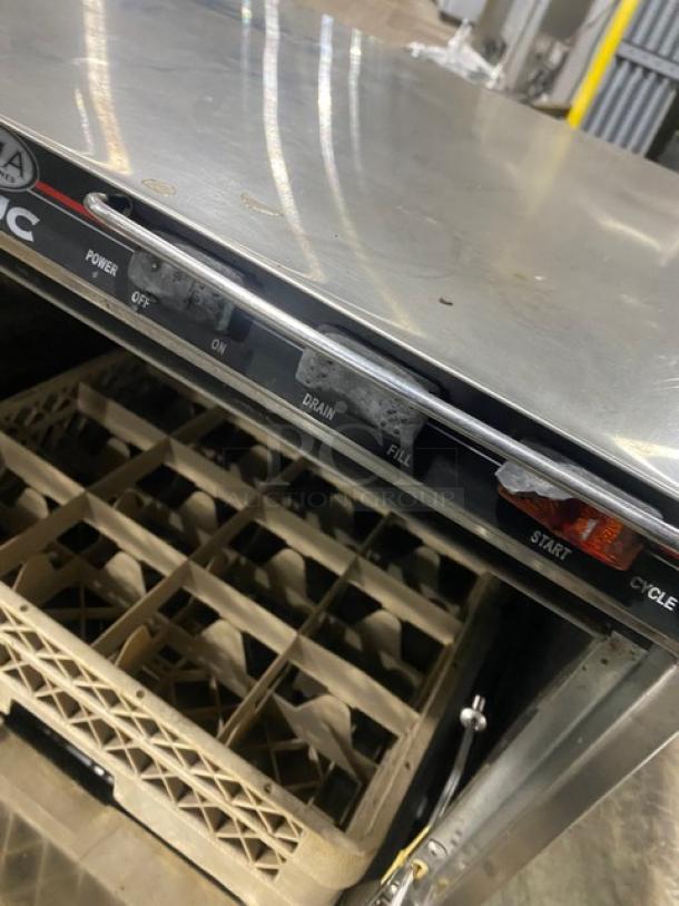 CMA Commercial Stainless Steel Undercounter High Temperature Dishwasher! With Full Size 16-Compartment Cup Rack! Model: 180UC SN: 220002! - Image 7 of 8