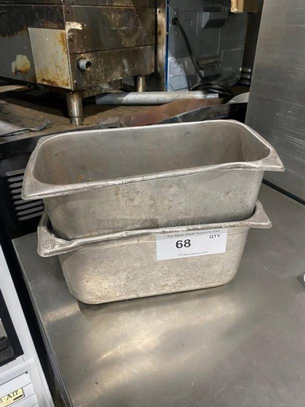 Lot Of Commercial Stainless Steel Hotel/Steam Table Pans! ALL ONE MONEY! - Image 1 of 3