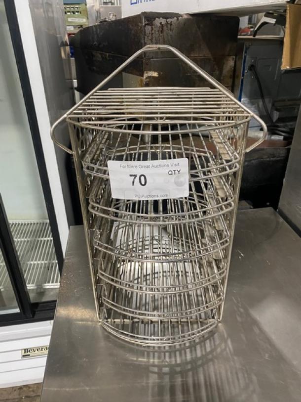 Commercial Stainless Steel 6-Layer Deep Fry Basket! - Image 1 of 4