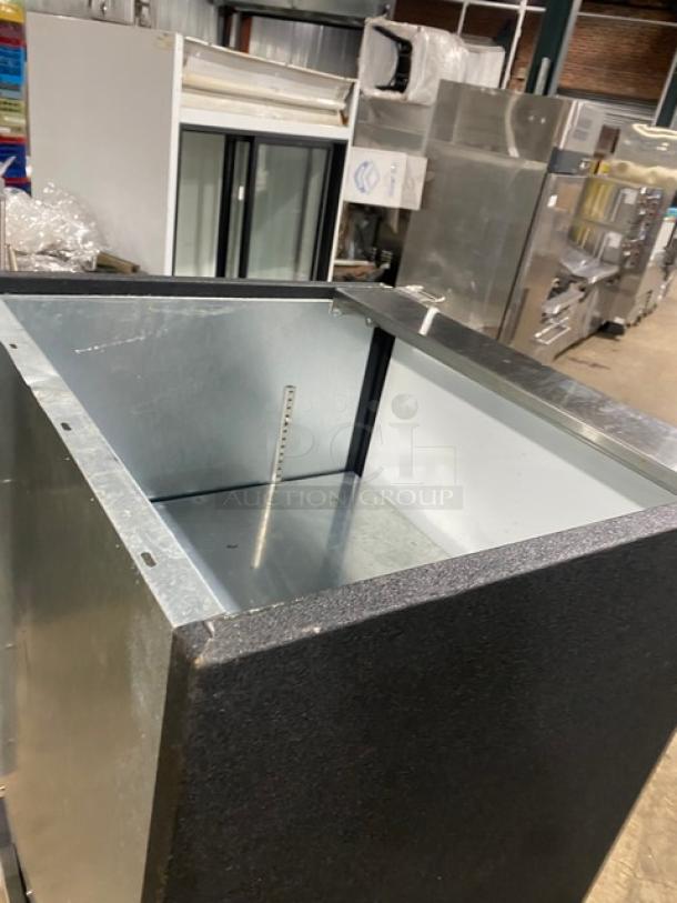 Glastender Commercial Stainless Steel Low Profile Back Bar Dry Storage Cabinet! With Single Shelf! Model: LPDS-24-SN(L) SN: 344526! On Legs! - Image 7 of 7