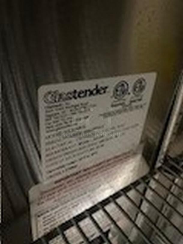 Glastender Commercial Stainless Steel Solid Single Door Undercounter Refrigerator! With Poly Coated Wire Rack! Model: UCR24S-L SN: 134169711F! 120V 1 Phase! - Image 6 of 8