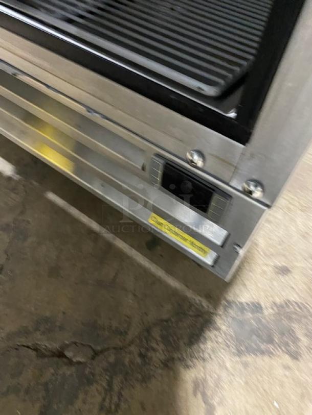 Glastender Commercial Stainless Steel Solid Single Door Undercounter Refrigerator! With Poly Coated Wire Rack! Model: UCR24S-L SN: 134169711F! 120V 1 Phase! - Image 7 of 8