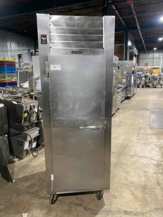 Traulsen Commercial Stainless Steel Solid Single Door Reach In Refrigerator! Energy Star Certified! With Wire Racks! Model: AHT132WUT-FHS SN: T90625C15! 115V! On Casters!