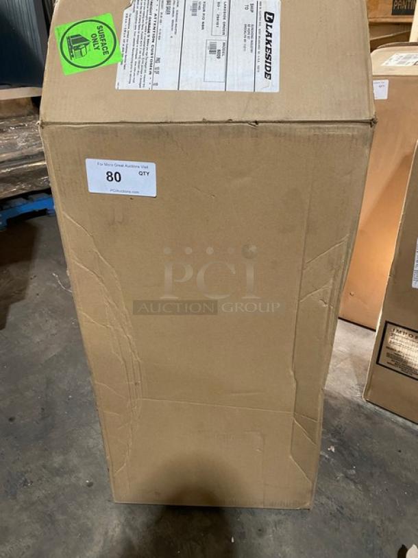 BRAND NEW! IN THE BOX! Lakeside Commercial Stainless Steel Electric Powered Shielded & Heated Drop-In Dish Lowerator/Dispenser!  Accommodates Plates 8.25" to 9.12" Plates! Model: 6009 SN: 104787! 120V! - Image 1 of 6