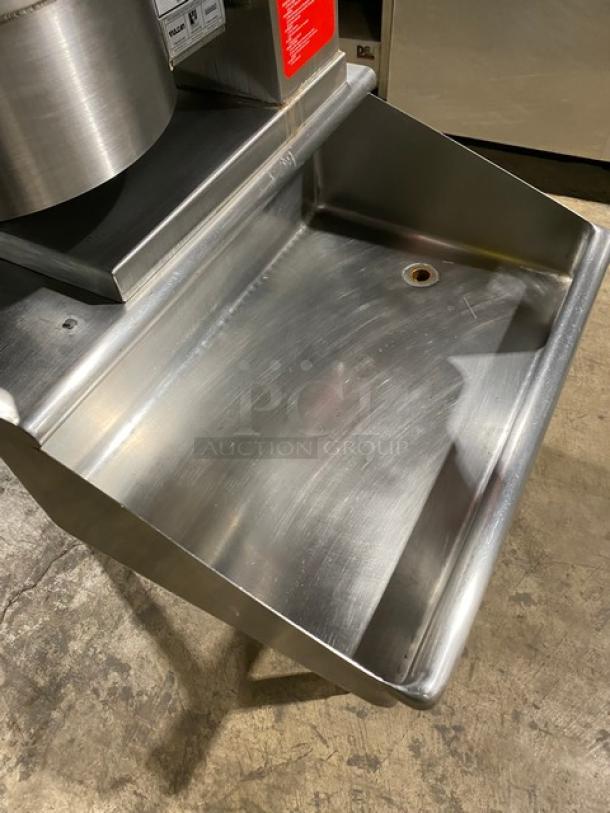 Vulcan Commercial Stainless Steel Electric Powered Countertop 6-Gal. Steam Jacketed Tilting Kettle! Model: K6ETT-7 SN: 46-2004217! 208/240V 3 Phase! With Custom Single Well Equipment Stand/Base! With Back Splash & Drain! On Legs! - Image 8 of 10