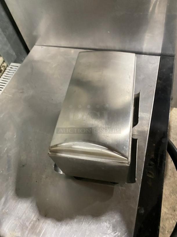 Tablecraft Commercial Stainless Steel Tabletop Folded Napkin Dispenser! On Legs! - Image 3 of 6