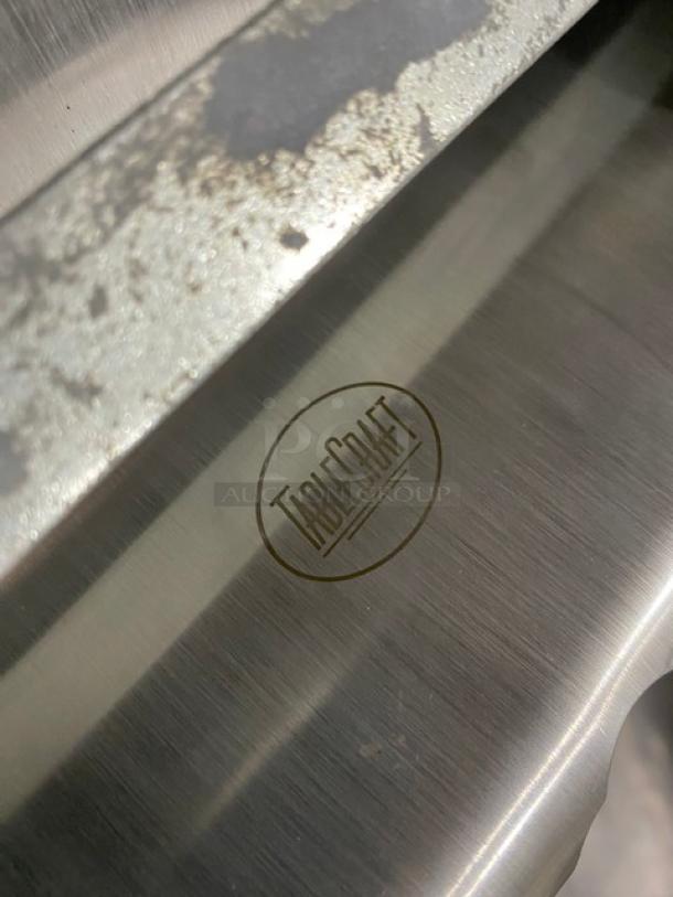 Tablecraft Commercial Stainless Steel Tabletop Folded Napkin Dispenser! On Legs! - Image 5 of 6