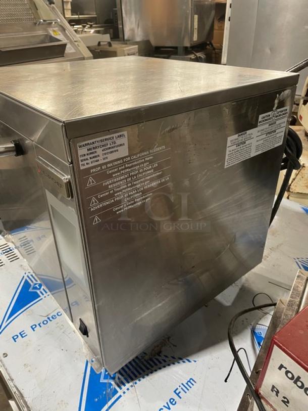 MerryChef! 2021 Late Model! Commercial Stainless Steel Electric Powered Countertop Rapid Cook Oven! With EasyTouch Icon-Driven Touchscreen! With Baking/Roasting Pan! Model: Eikon E3 SN: 2101213091916! 208/240V 2 Phase +GND! - Image 2 of 8