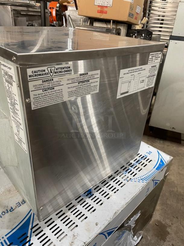 MerryChef! 2021 Late Model! Commercial Stainless Steel Electric Powered Countertop Rapid Cook Oven! With EasyTouch Icon-Driven Touchscreen! With Baking/Roasting Pan! Model: Eikon E3 SN: 2101213091916! 208/240V 2 Phase +GND! - Image 4 of 8