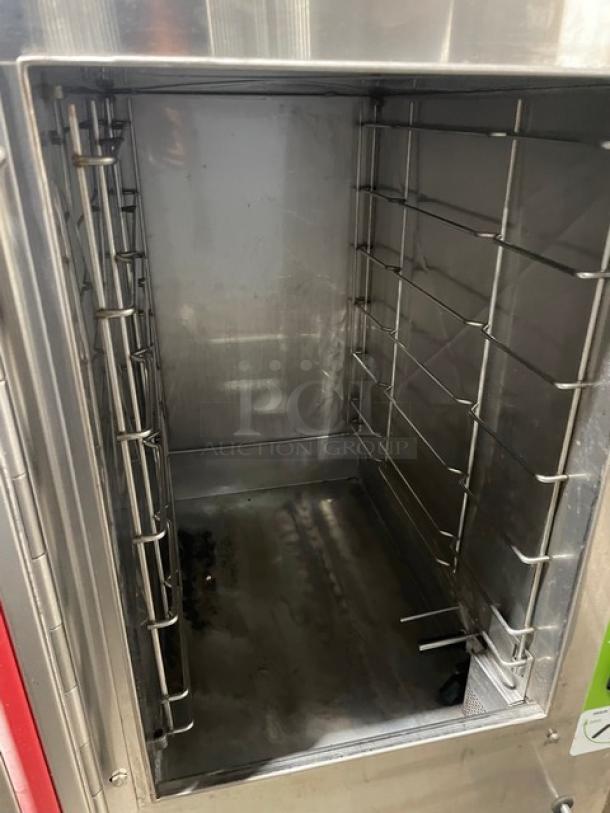 LoLo Commercial Stainless Steel Electric Powered Countertop 6-Pan Boilerless Steamer! With Built In Pan Holding Rack! Model: ST-6E SN: J141719-1-1! 208/240V 3 Phase! - Image 6 of 9