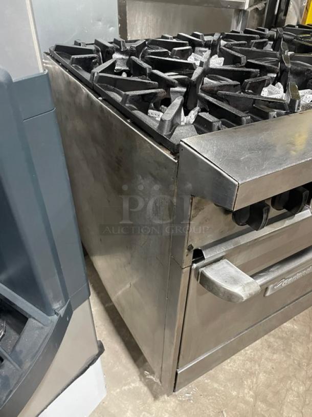 Garland Commercial Stainless Steel Natural Gas Powered 10 Burner Range/Double Oven Combo! With Wire Oven Racks! On Legs! - Image 2 of 10