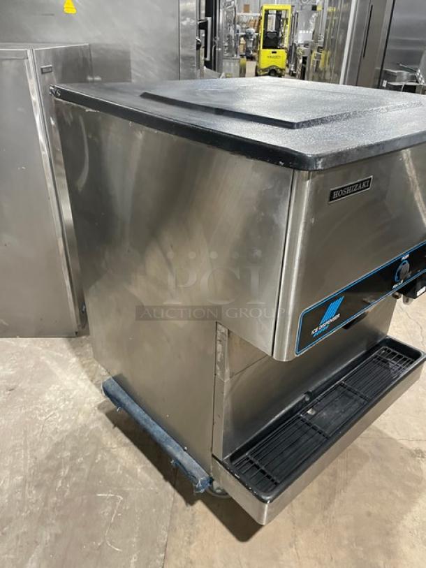 Hoshizaki Commercial Stainless Steel Electric Powered Countertop Ice Making/Dispensing Machine! With Water Dispenser & Drip Tray! Model: DM-180A SN: Q01961K! 115V 1 Phase! - Image 2 of 10