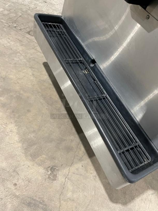 Hoshizaki Commercial Stainless Steel Electric Powered Countertop Ice Making/Dispensing Machine! With Water Dispenser & Drip Tray! Model: DM-180A SN: Q01961K! 115V 1 Phase! - Image 8 of 10