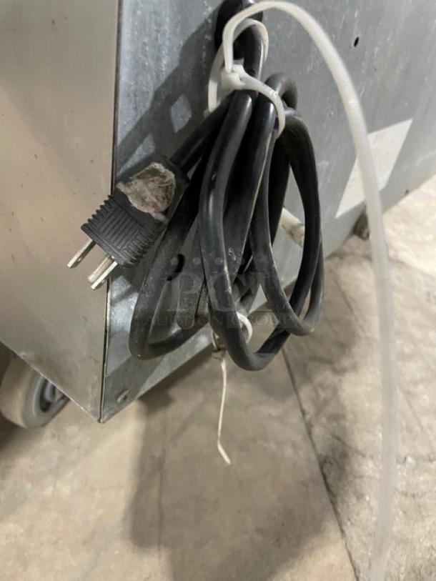 Hoshizaki Commercial Stainless Steel Electric Powered Countertop Ice Making/Dispensing Machine! With Water Dispenser & Drip Tray! Model: DM-180A SN: Q01961K! 115V 1 Phase! - Image 10 of 10