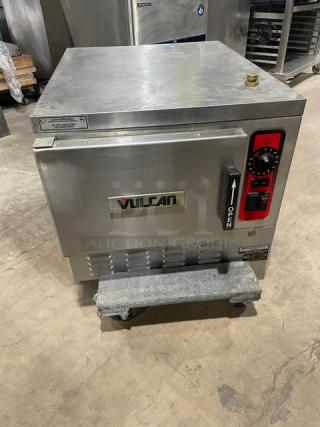 Vulcan Commercial Stainless Steel Electric Powered Countertop 3-Pan Convection Steamer! With Built In Pan Holding Rack! Model: C24EA3 SN: 46-3030840! 208/240V 3/1 Phase!