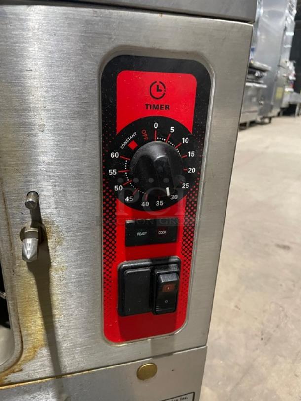 Vulcan Commercial Stainless Steel Electric Powered Countertop 3-Pan Convection Steamer! With Built In Pan Holding Rack! Model: C24EA3 SN: 46-3030840! 208/240V 3/1 Phase! - Image 6 of 8