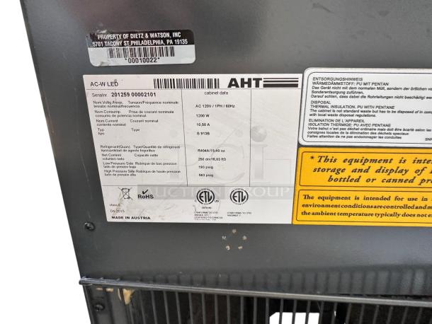 Excellent Condition AHT AC-W LED Open Air Cooler – 120V – Tested & Working! - Image 11 of 11