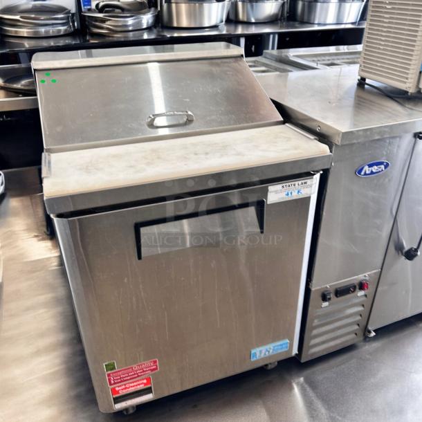 Excellent Condition Turbo Air MST-28 Sandwich Prep Table – 115V – Tested & Working! - Image 2 of 6