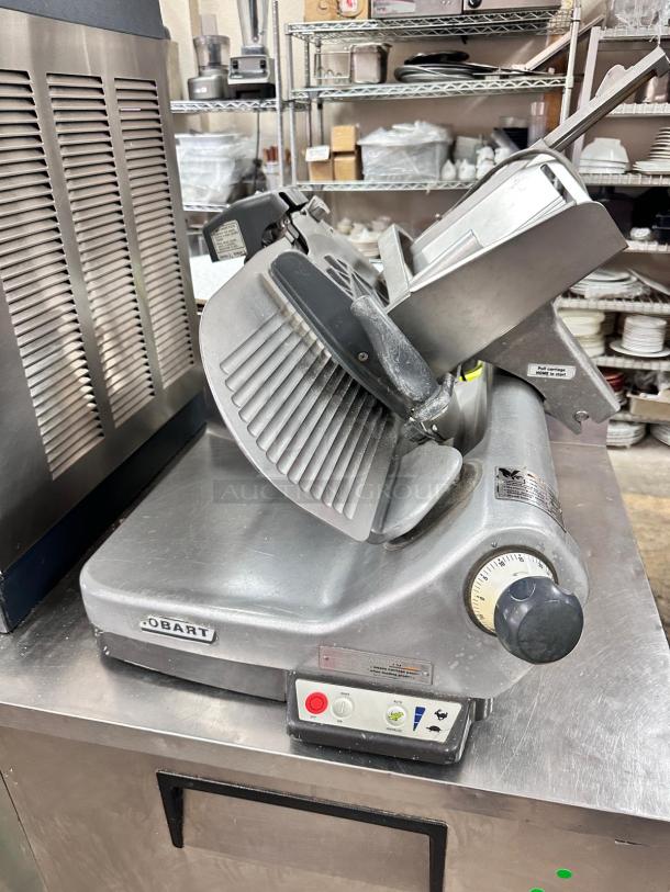 Excellent Condition Hobart 3713 Automatic Meat Slicer – 120V – Tested & Working! - Image 1 of 5