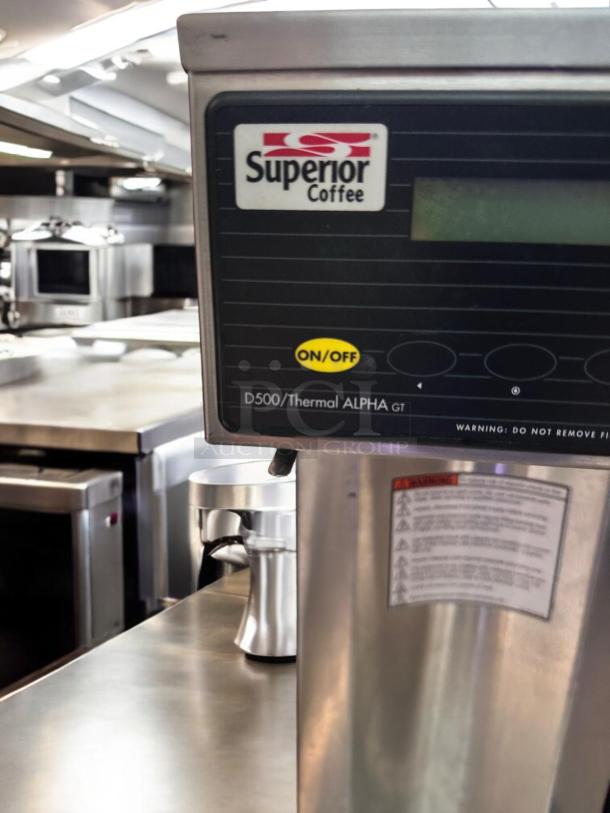 Excellent Condition Superior Coffee D500 Thermal Alpha GT Brewer – 120V – Tested & Working! - Image 4 of 4