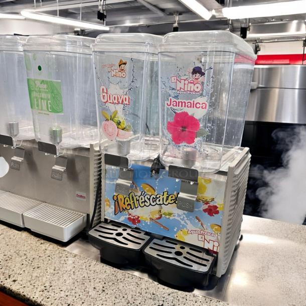 Excellent Condition Dual-Tank Aguas Frescas Beverage Dispenser – Tested & Working! - Image 1 of 5