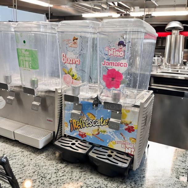 Excellent Condition Dual-Tank Aguas Frescas Beverage Dispenser – Tested & Working! - Image 2 of 5