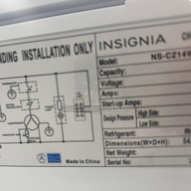 Excellent Condition Insignia NS-CZ14WH7 Chest Freezer – 115V – Tested & Working! - Image 10 of 10